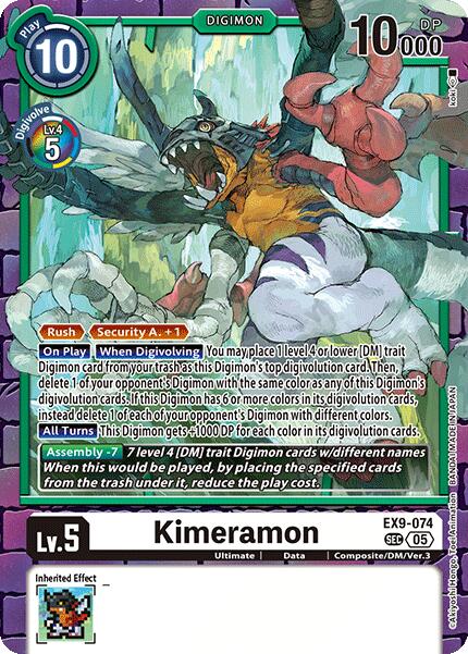 Kimeramon [EX9-074] [Versus Monsters] | Shuffle n Cut Hobbies & Games