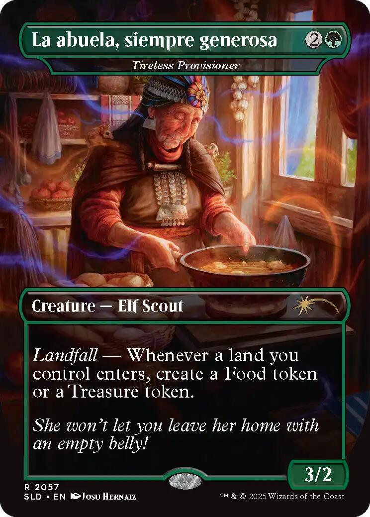 La abuela, siempre generosa - Tireless Provisioner [Secret Lair Drop Series] | Shuffle n Cut Hobbies & Games