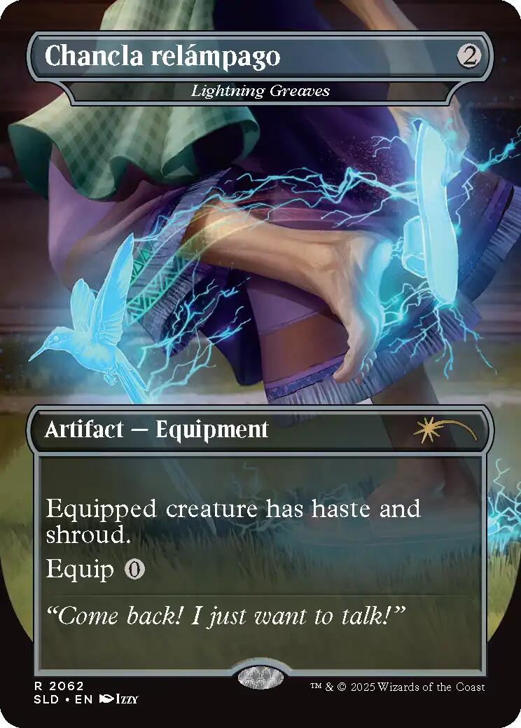 Chancla relampago - Lightning Greaves [Secret Lair Drop Series] | Shuffle n Cut Hobbies & Games