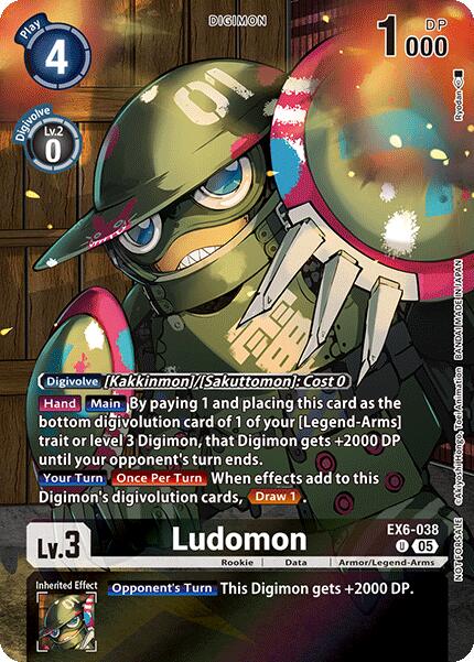 Ludomon [EX6-038] (Box Topper) [Versus Monsters] | Shuffle n Cut Hobbies & Games