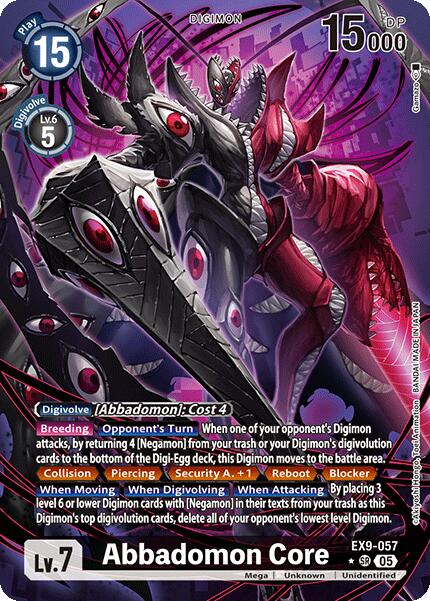 Abbadomon Core [EX9-057] (Alternate Art) [Versus Monsters] | Shuffle n Cut Hobbies & Games