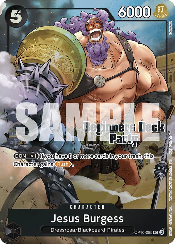 Jesus Burgess (ST-23 - ST-28 Beginners Deck Party) [Winner] [One Piece Promotion Cards] | Shuffle n Cut Hobbies & Games