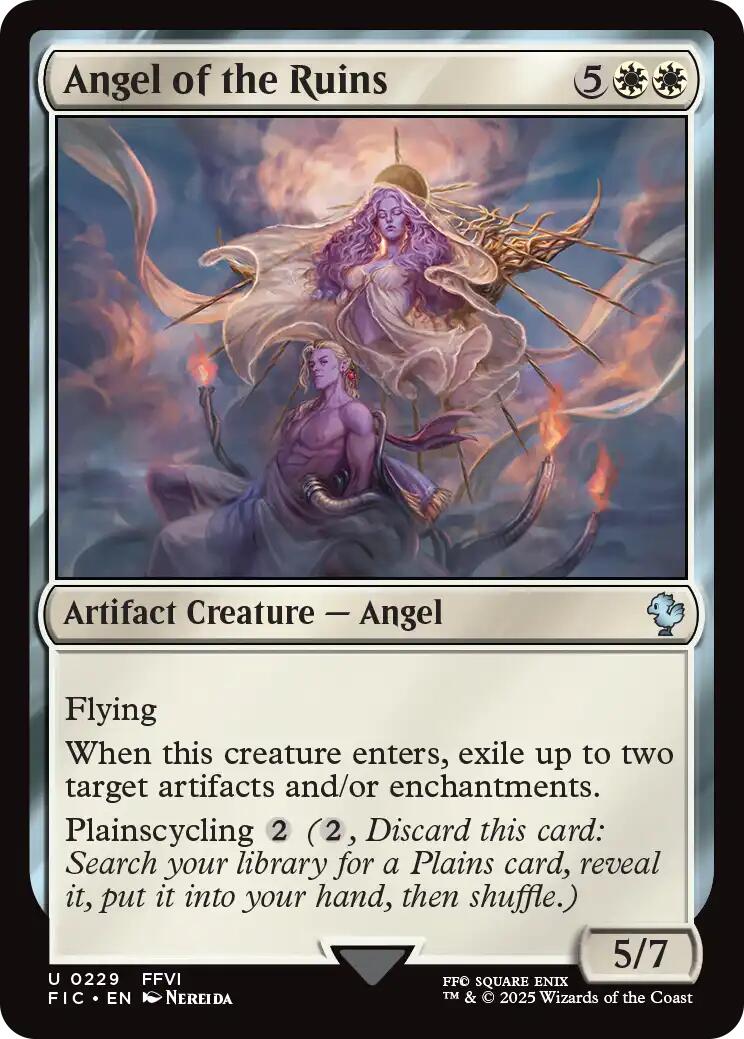 Angel of the Ruins (Surge Foil) [FINAL FANTASY Commander] | Shuffle n Cut Hobbies & Games