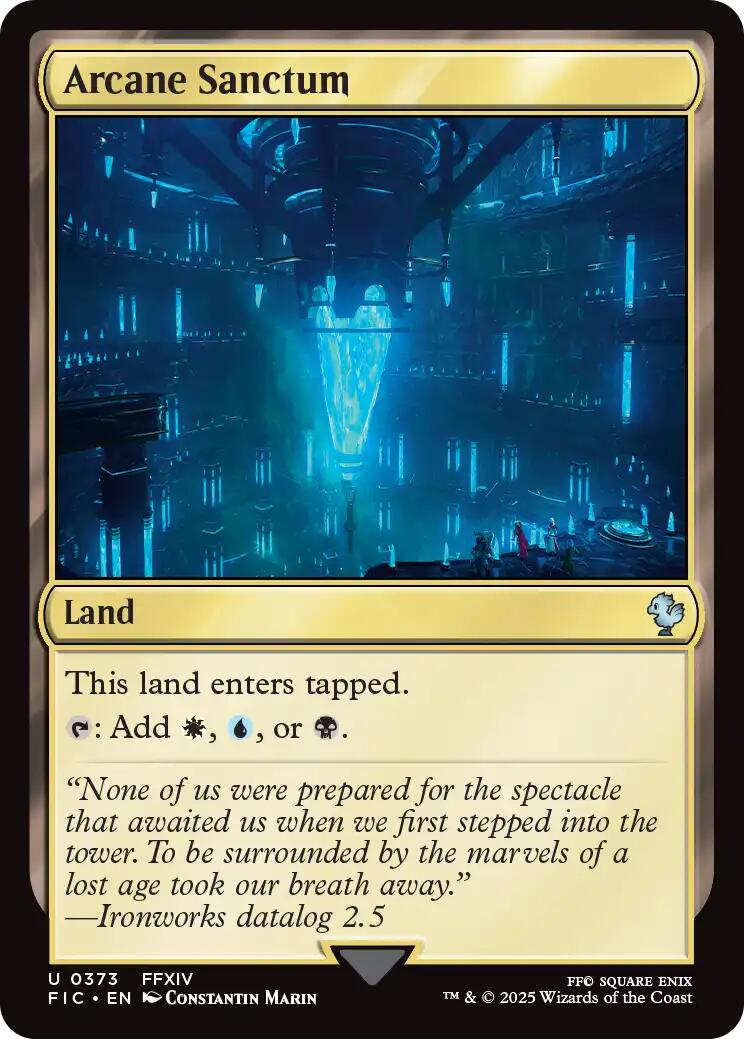 Arcane Sanctum (Surge Foil) [FINAL FANTASY Commander] | Shuffle n Cut Hobbies & Games