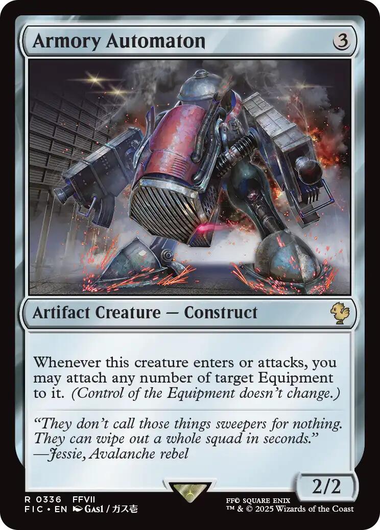 Armory Automaton (Surge Foil) [FINAL FANTASY Commander] | Shuffle n Cut Hobbies & Games