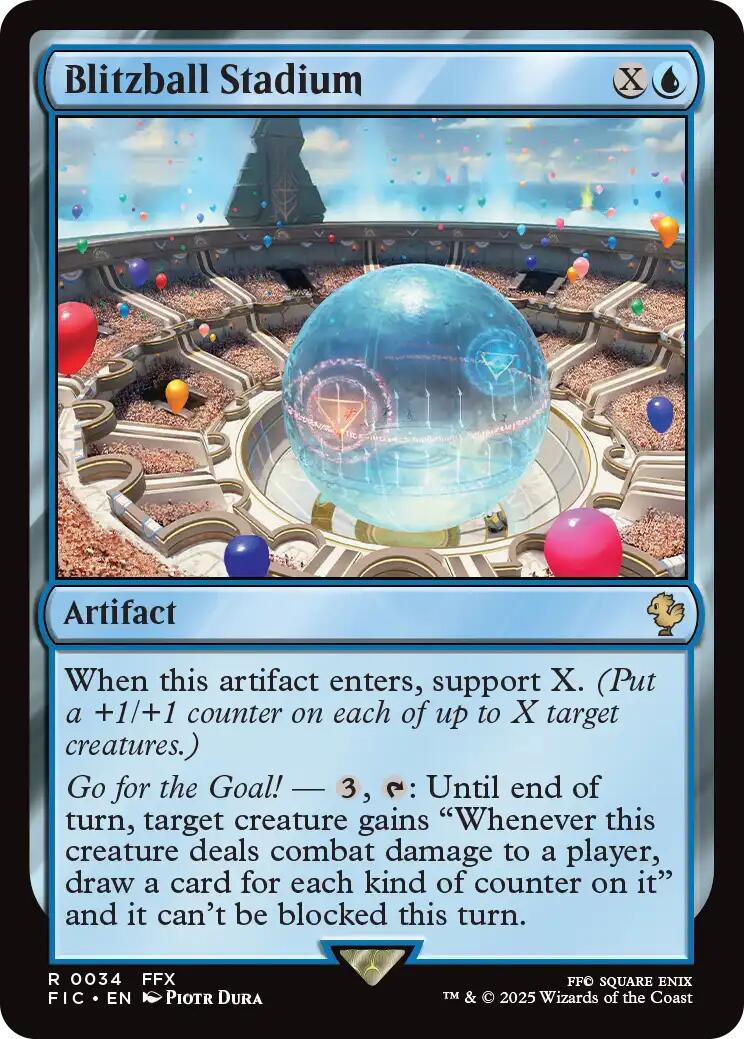 Blitzball Stadium (Surge Foil) [FINAL FANTASY Commander] | Shuffle n Cut Hobbies & Games