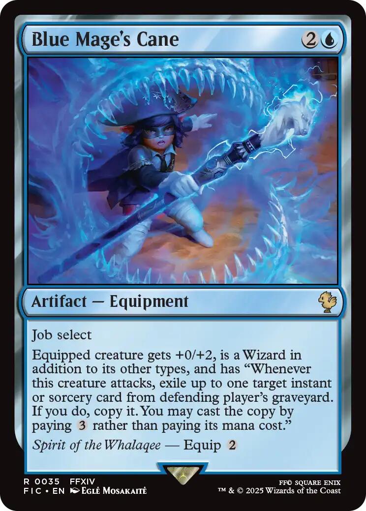 Blue Mage's Cane (Surge Foil) [FINAL FANTASY Commander] | Shuffle n Cut Hobbies & Games