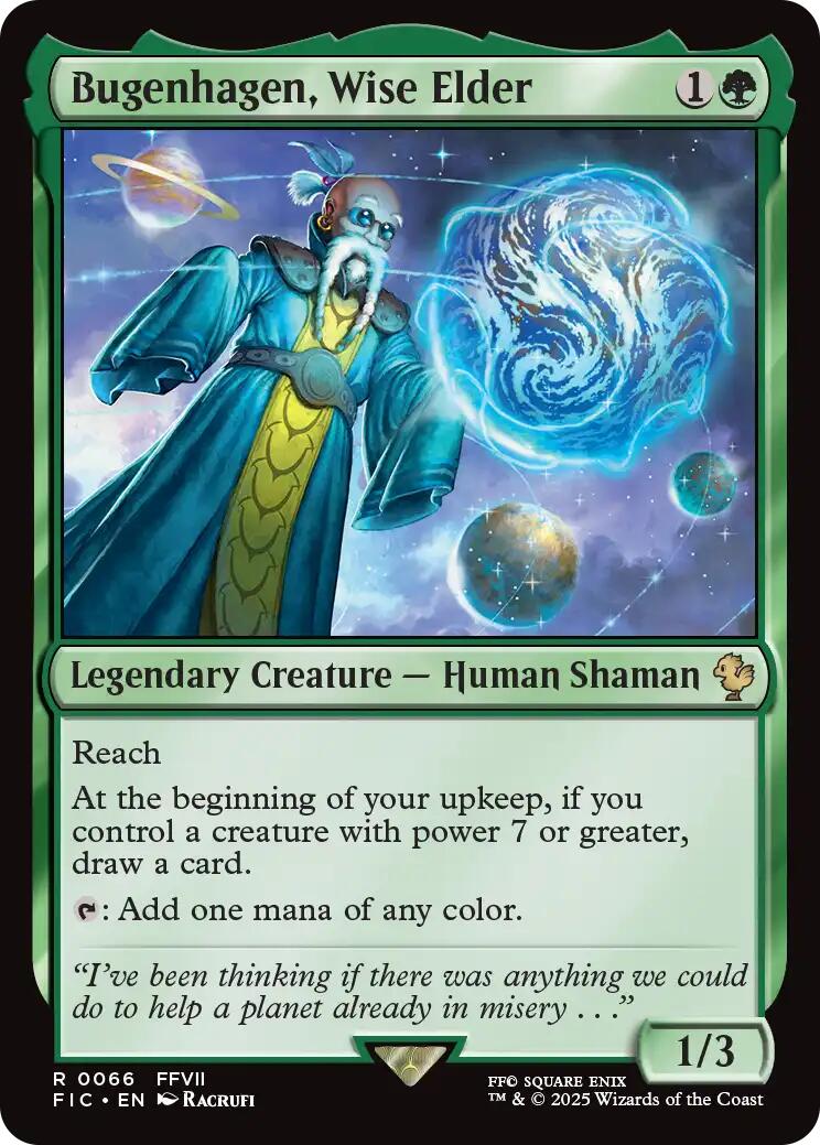 Bugenhagen, Wise Elder (Surge Foil) [FINAL FANTASY Commander] | Shuffle n Cut Hobbies & Games