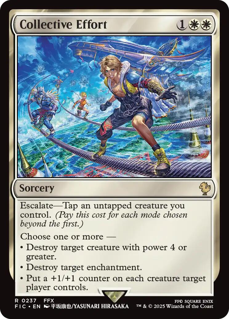Collective Effort (Surge Foil) [FINAL FANTASY Commander] | Shuffle n Cut Hobbies & Games