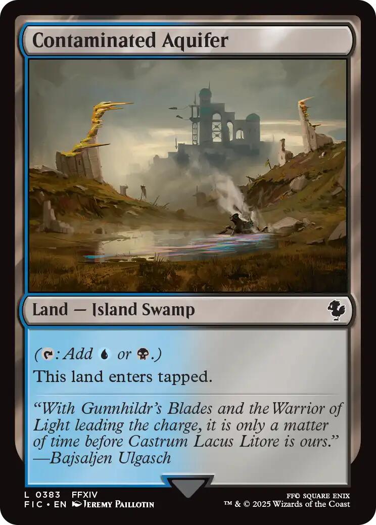 Contaminated Aquifer (Surge Foil) [FINAL FANTASY Commander] | Shuffle n Cut Hobbies & Games