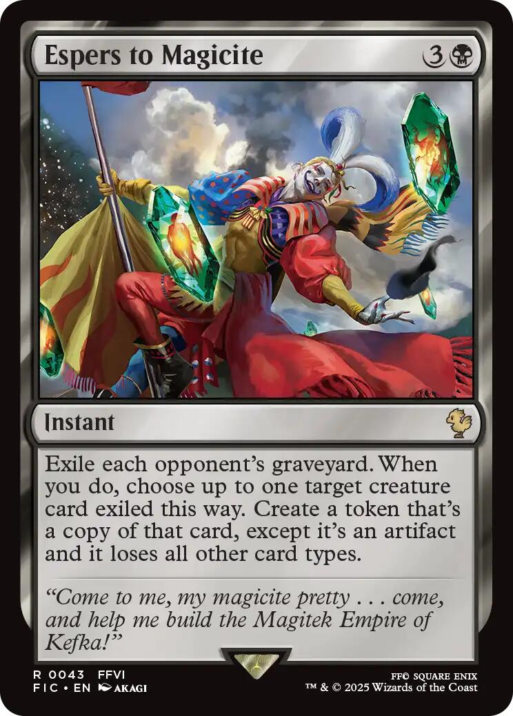 Espers to Magicite (Surge Foil) [FINAL FANTASY Commander] | Shuffle n Cut Hobbies & Games