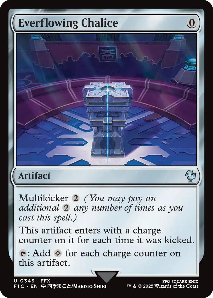 Everflowing Chalice (Surge Foil) [FINAL FANTASY Commander] | Shuffle n Cut Hobbies & Games