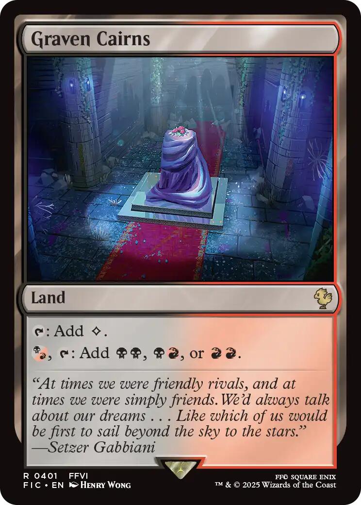 Graven Cairns (Surge Foil) [FINAL FANTASY Commander] | Shuffle n Cut Hobbies & Games