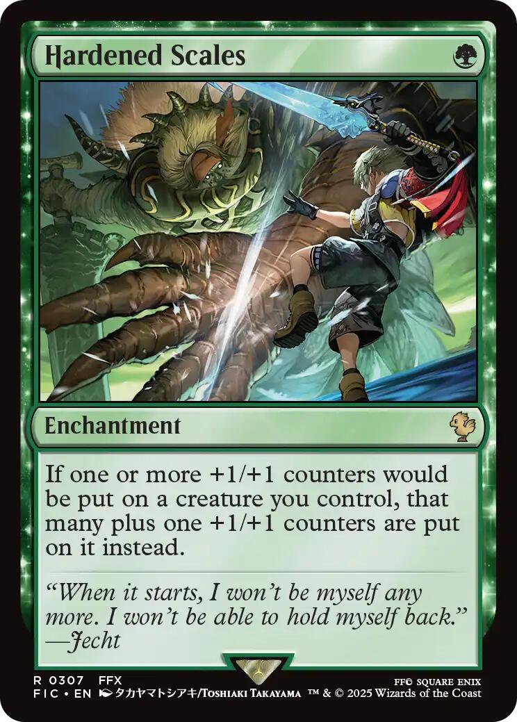 Hardened Scales (Surge Foil) [FINAL FANTASY Commander] | Shuffle n Cut Hobbies & Games
