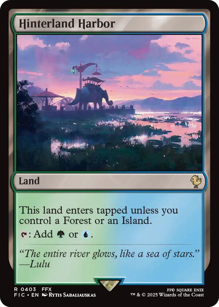 Hinterland Harbor (Surge Foil) [FINAL FANTASY Commander] | Shuffle n Cut Hobbies & Games