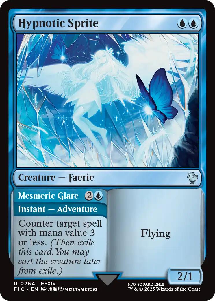 Hypnotic Sprite (Surge Foil) [FINAL FANTASY Commander] | Shuffle n Cut Hobbies & Games