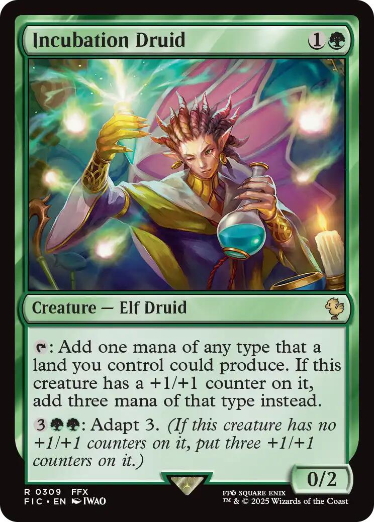 Incubation Druid (Surge Foil) [FINAL FANTASY Commander] | Shuffle n Cut Hobbies & Games