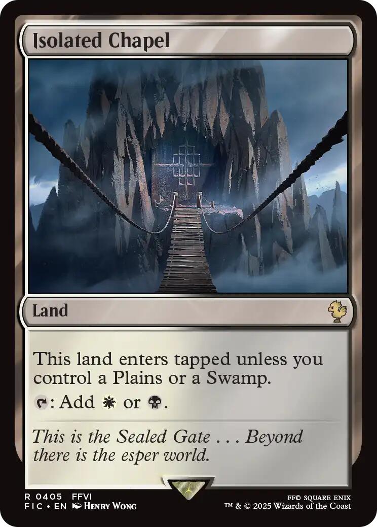 Isolated Chapel (Surge Foil) [FINAL FANTASY Commander] | Shuffle n Cut Hobbies & Games