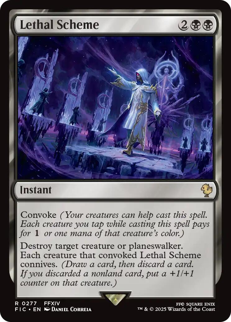 Lethal Scheme (Surge Foil) [FINAL FANTASY Commander] | Shuffle n Cut Hobbies & Games