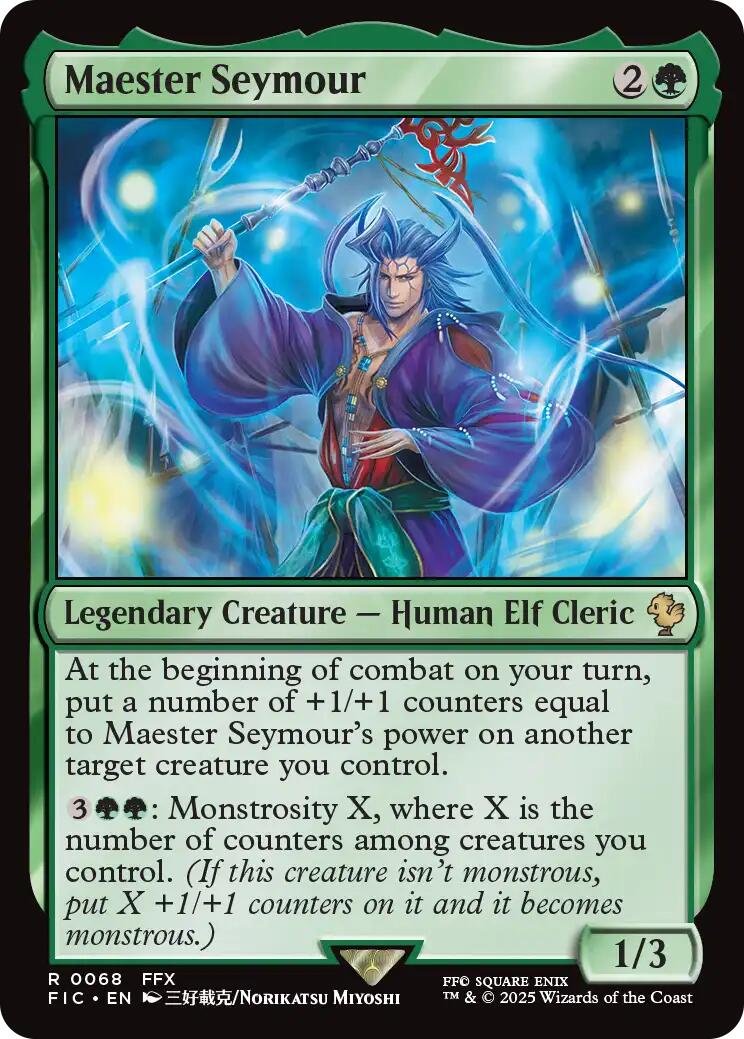 Maester Seymour (Surge Foil) [FINAL FANTASY Commander] | Shuffle n Cut Hobbies & Games