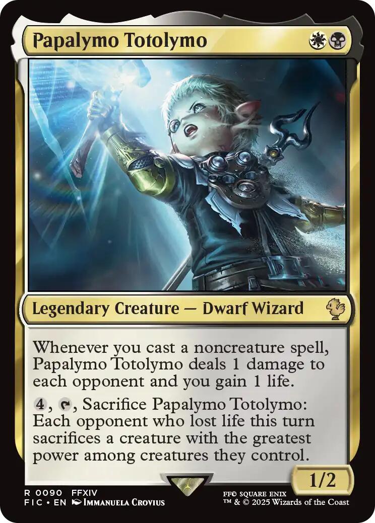Papalymo Totolymo (Surge Foil) [FINAL FANTASY Commander] | Shuffle n Cut Hobbies & Games