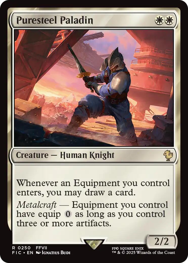 Puresteel Paladin (Surge Foil) [FINAL FANTASY Commander]