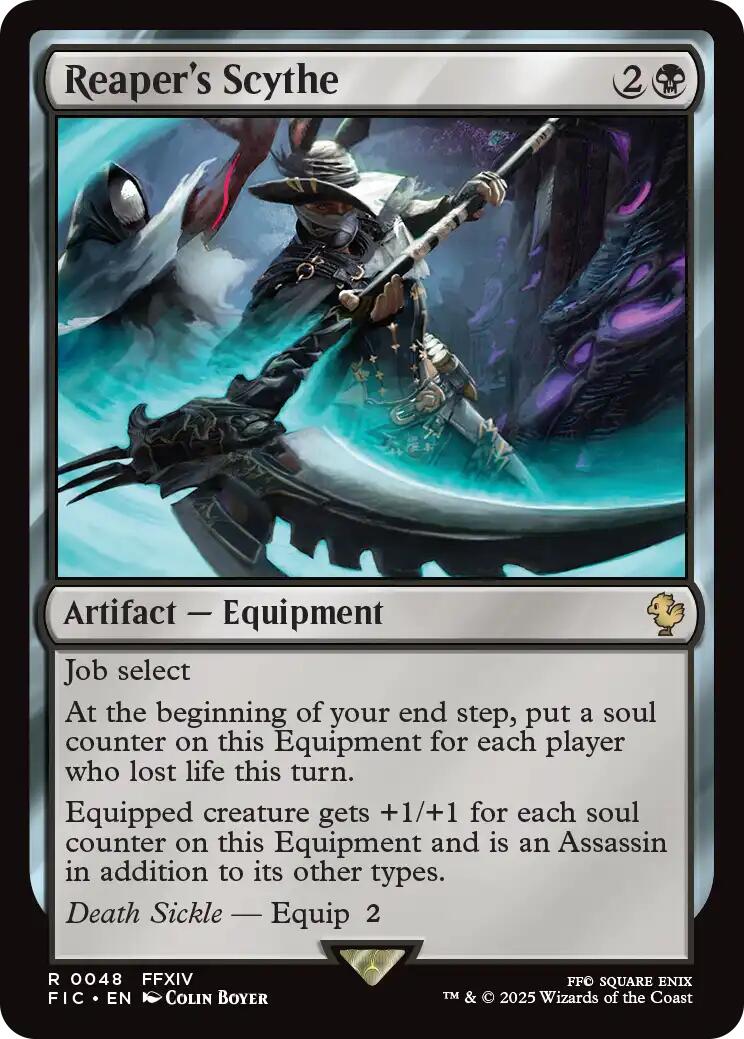 Reaper's Scythe (Surge Foil) [FINAL FANTASY Commander] | Shuffle n Cut Hobbies & Games