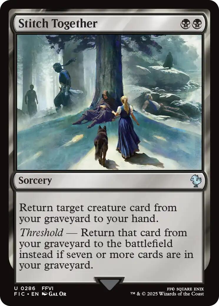 Stitch Together (Surge Foil) [FINAL FANTASY Commander] | Shuffle n Cut Hobbies & Games