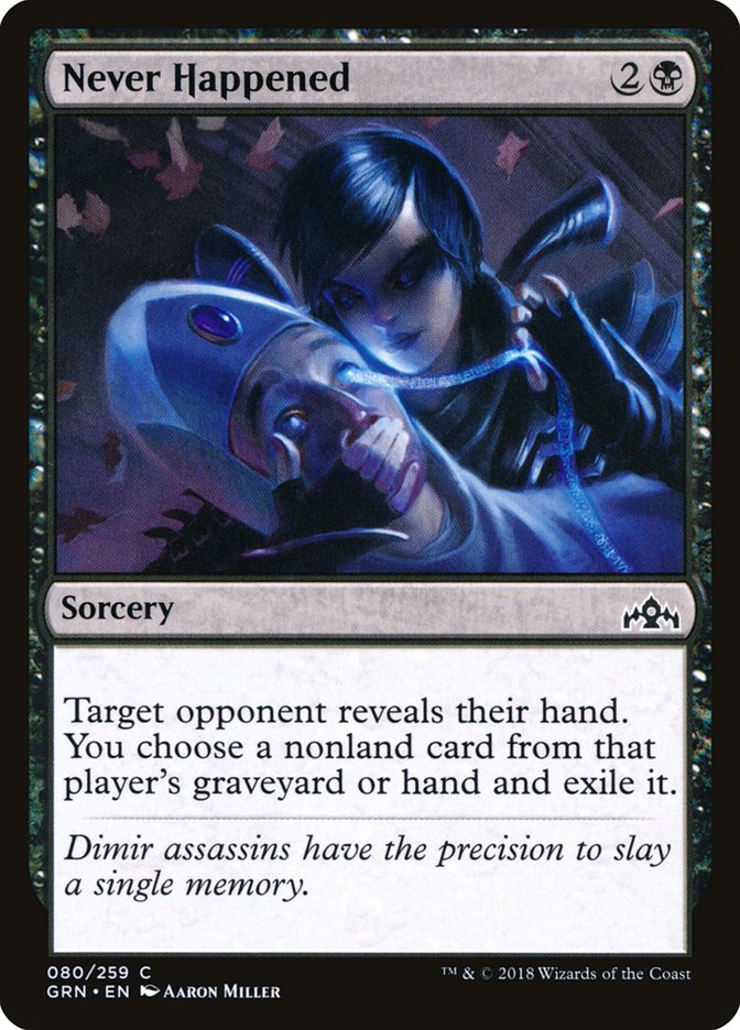 Never Happened [Guilds of Ravnica] | Shuffle n Cut Hobbies & Games
