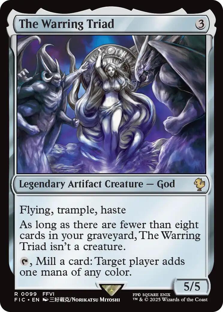 The Warring Triad (Surge Foil) [FINAL FANTASY Commander] | Shuffle n Cut Hobbies & Games