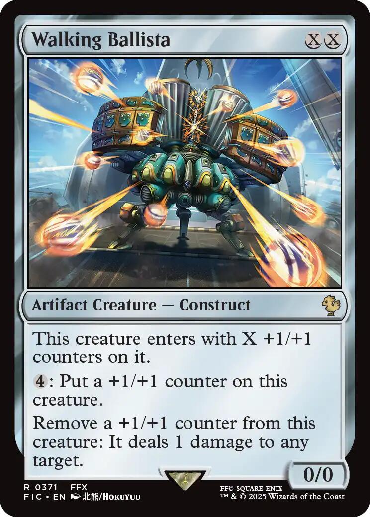 Walking Ballista (Surge Foil) [FINAL FANTASY Commander] | Shuffle n Cut Hobbies & Games