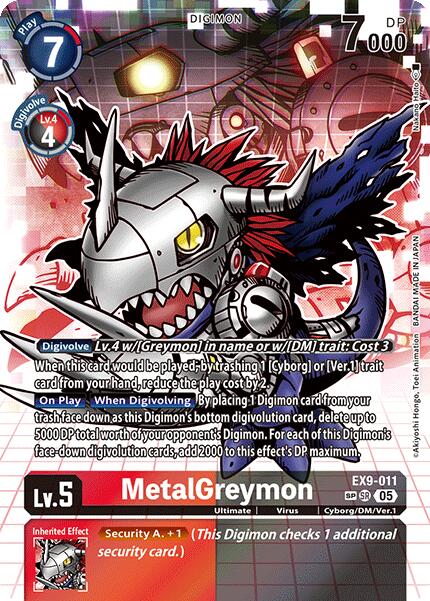 MetalGreymon [EX9-011] (SP) [Versus Monsters] | Shuffle n Cut Hobbies & Games