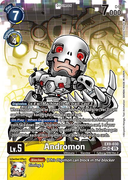 Andromon [EX9-030] (SP) [Versus Monsters] | Shuffle n Cut Hobbies & Games