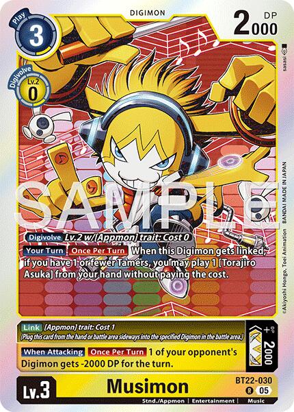 Musimon [BT22-030] [Cyber Eden] | Shuffle n Cut Hobbies & Games