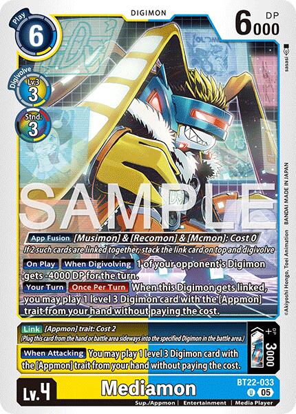 Mediamon [BT22-033] [Cyber Eden] | Shuffle n Cut Hobbies & Games