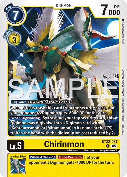 Chirinmon [BT22-037] [Cyber Eden] | Shuffle n Cut Hobbies & Games