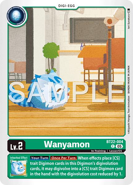 Wanyamon [BT22-004] [Cyber Eden] | Shuffle n Cut Hobbies & Games
