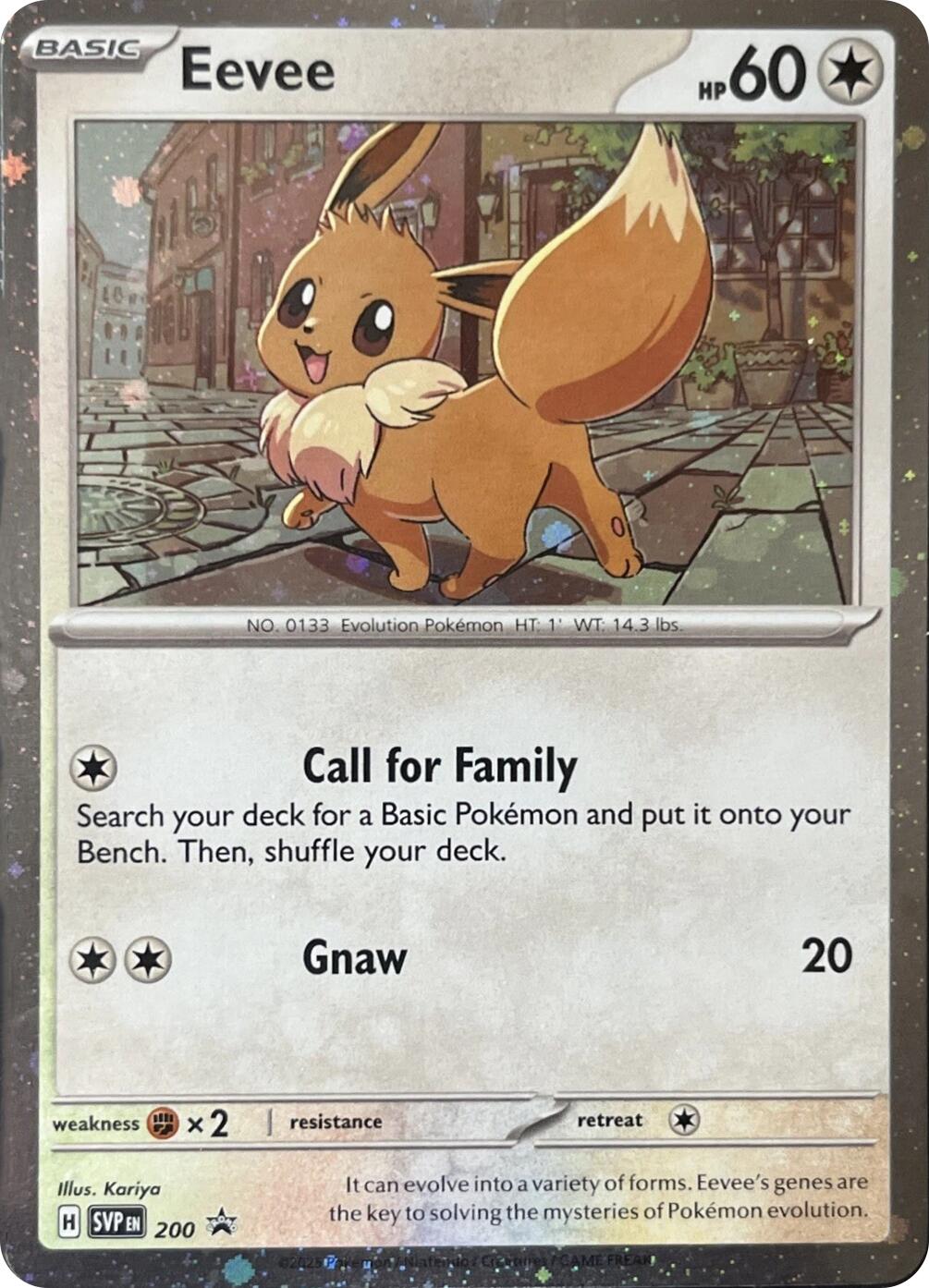 Eevee (200) (Cosmos Holo) [Scarlet & Violet: Black Star Promos] | Shuffle n Cut Hobbies & Games