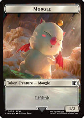 Moogle // Zombie Double-Sided Token (Surge Foil) [FINAL FANTASY Commander Tokens] | Shuffle n Cut Hobbies & Games
