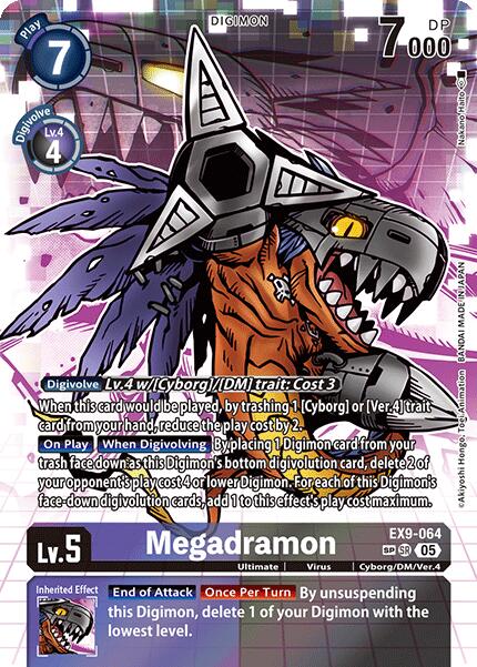 Megadramon [EX9-064] (SP) [Versus Monsters] | Shuffle n Cut Hobbies & Games