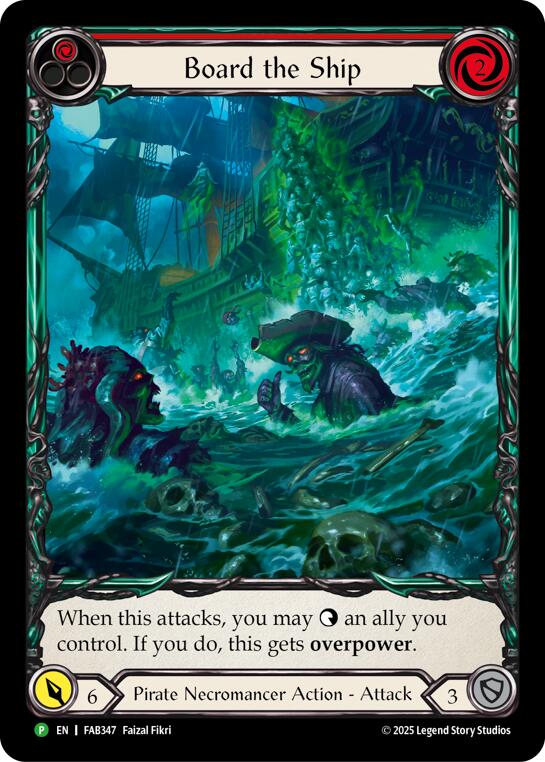 Board the Ship [FAB347] (Promo)  Rainbow Foil | Shuffle n Cut Hobbies & Games