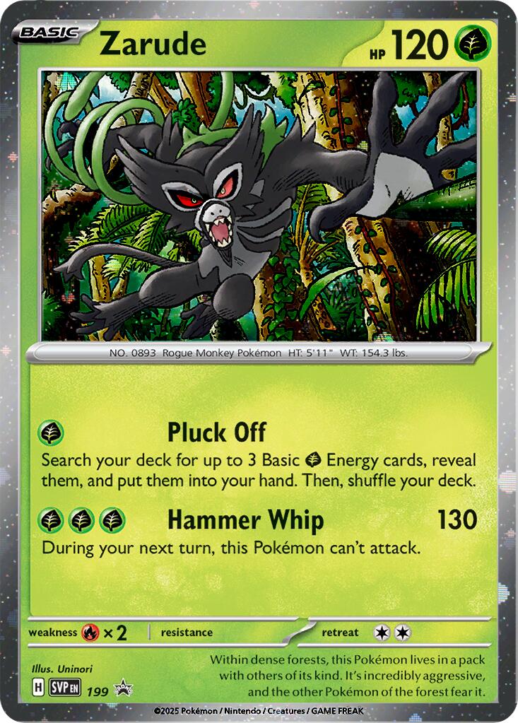 Zarude (199) (Cosmos Holo) [Scarlet & Violet: Black Star Promos] | Shuffle n Cut Hobbies & Games