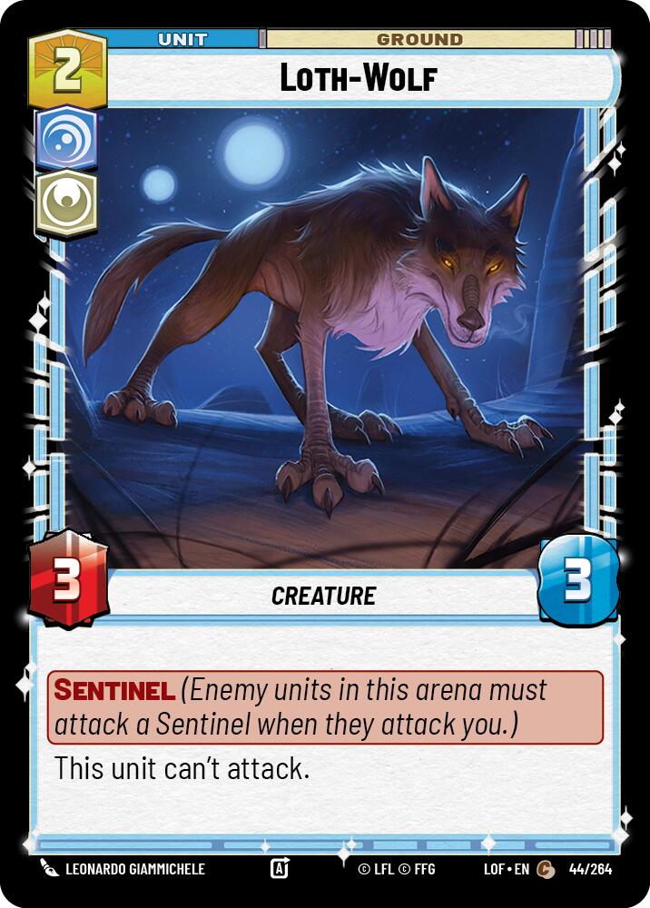 Loth-Wolf (44/264) (44/264) [Legends of the Force] | Shuffle n Cut Hobbies & Games