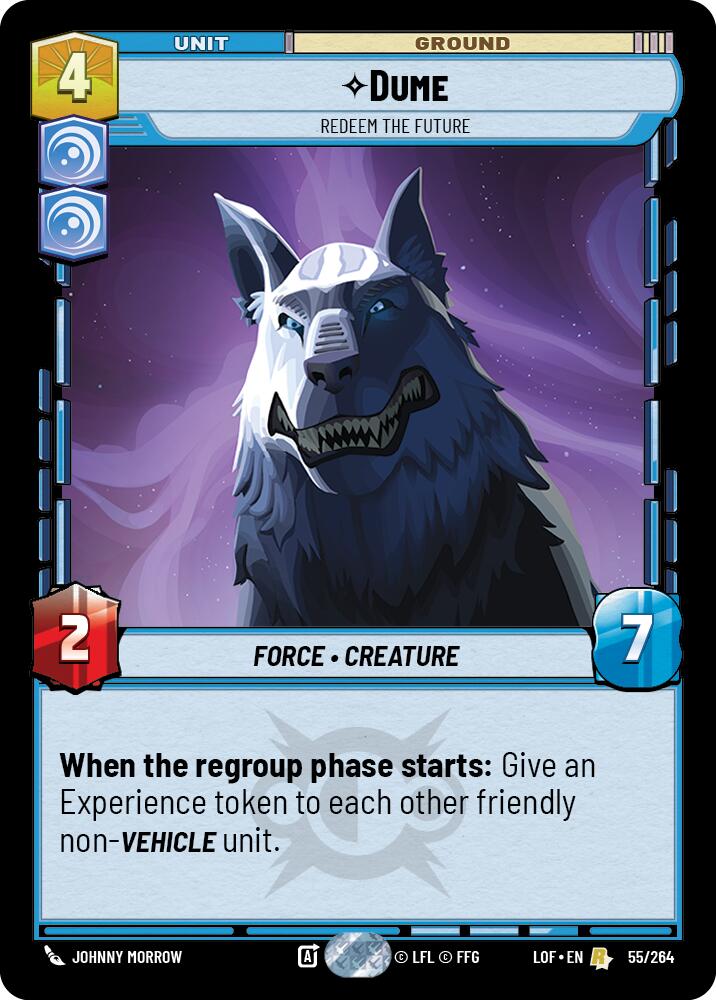 Dume - Redeem the Future (55/264) (55/264) [Legends of the Force] | Shuffle n Cut Hobbies & Games