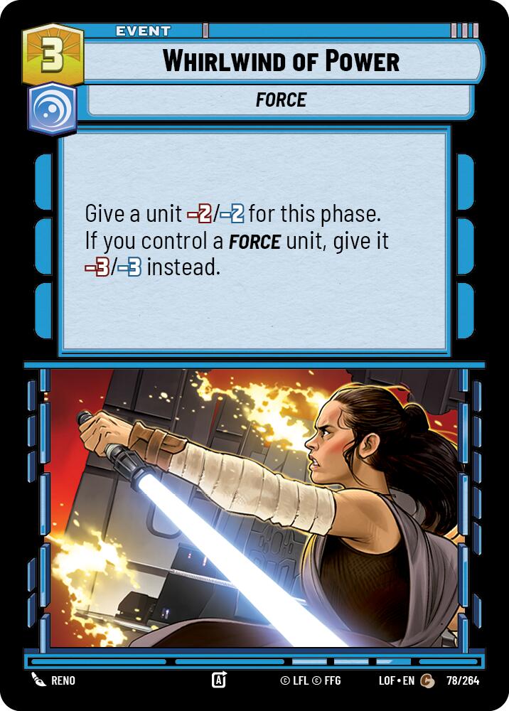 Whirlwind of Power (78/264) (78/264) [Legends of the Force] | Shuffle n Cut Hobbies & Games