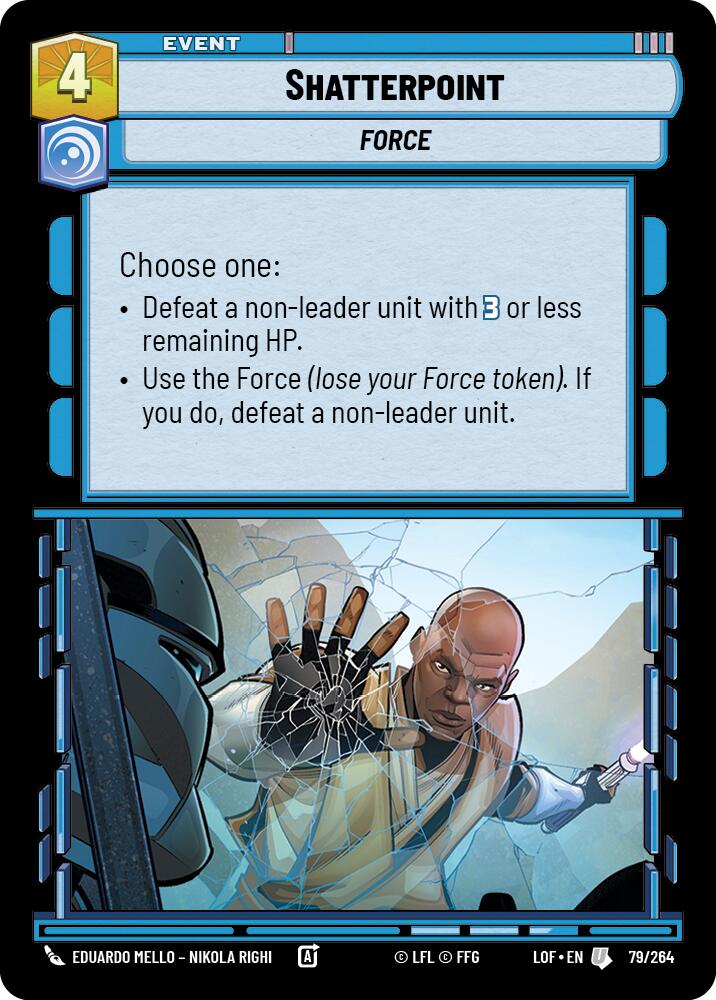 Shatterpoint (79/264) (79/264) [Legends of the Force] | Shuffle n Cut Hobbies & Games