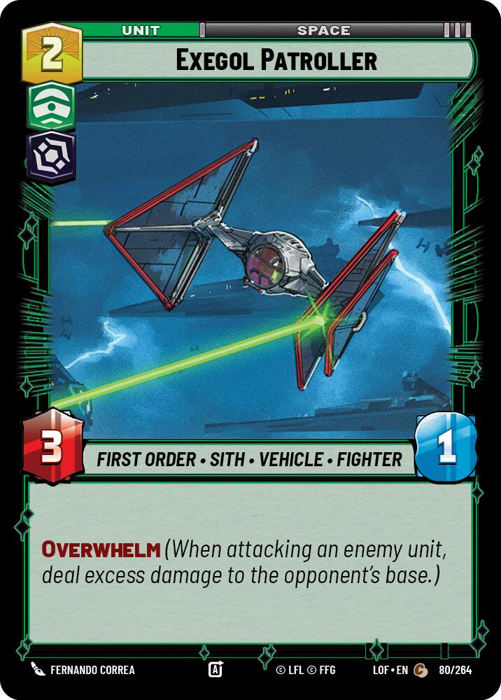 Exegol Patroller (80/264) (80/264) [Legends of the Force] | Shuffle n Cut Hobbies & Games