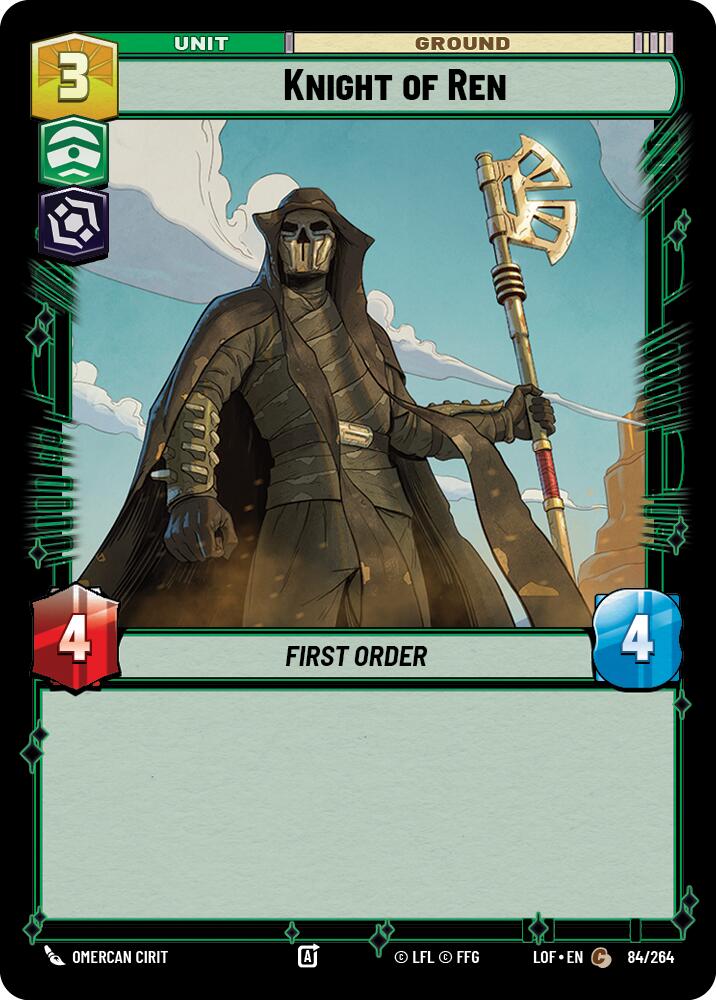 Knight of Ren (84/264) (84/264) [Legends of the Force] | Shuffle n Cut Hobbies & Games