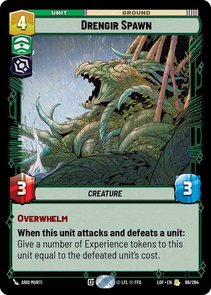Drengir Spawn (86/264) (86/264) [Legends of the Force] | Shuffle n Cut Hobbies & Games