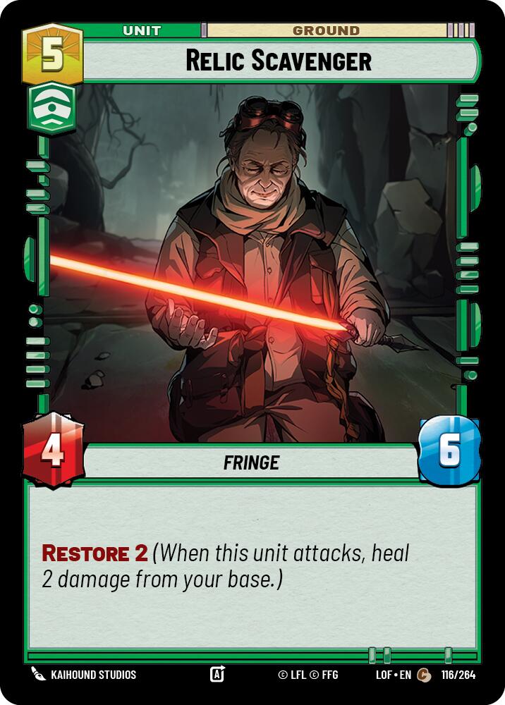Relic Scavenger (116/264) (116/264) [Legends of the Force] | Shuffle n Cut Hobbies & Games